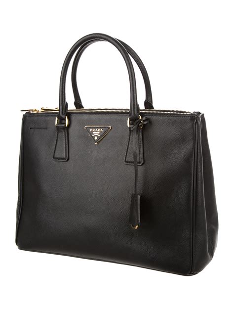 prada saffiano lux double zip bag|Prada pillow bag.